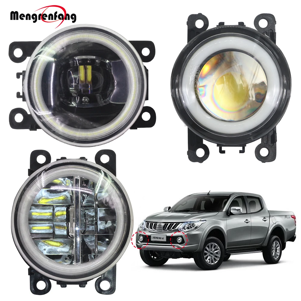 

2 Pieces Car LED Bulb Fog Light H11 Halo Ring Angel Eye DRL Daytime Running Light 12V For Mitsubishi Triton Strada 2005-2018