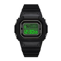 Square Mens University Student Electronic Watch Fashion Outdoor Waterproof Sports Watch Male Colck Plastic Digital Watches Reloj