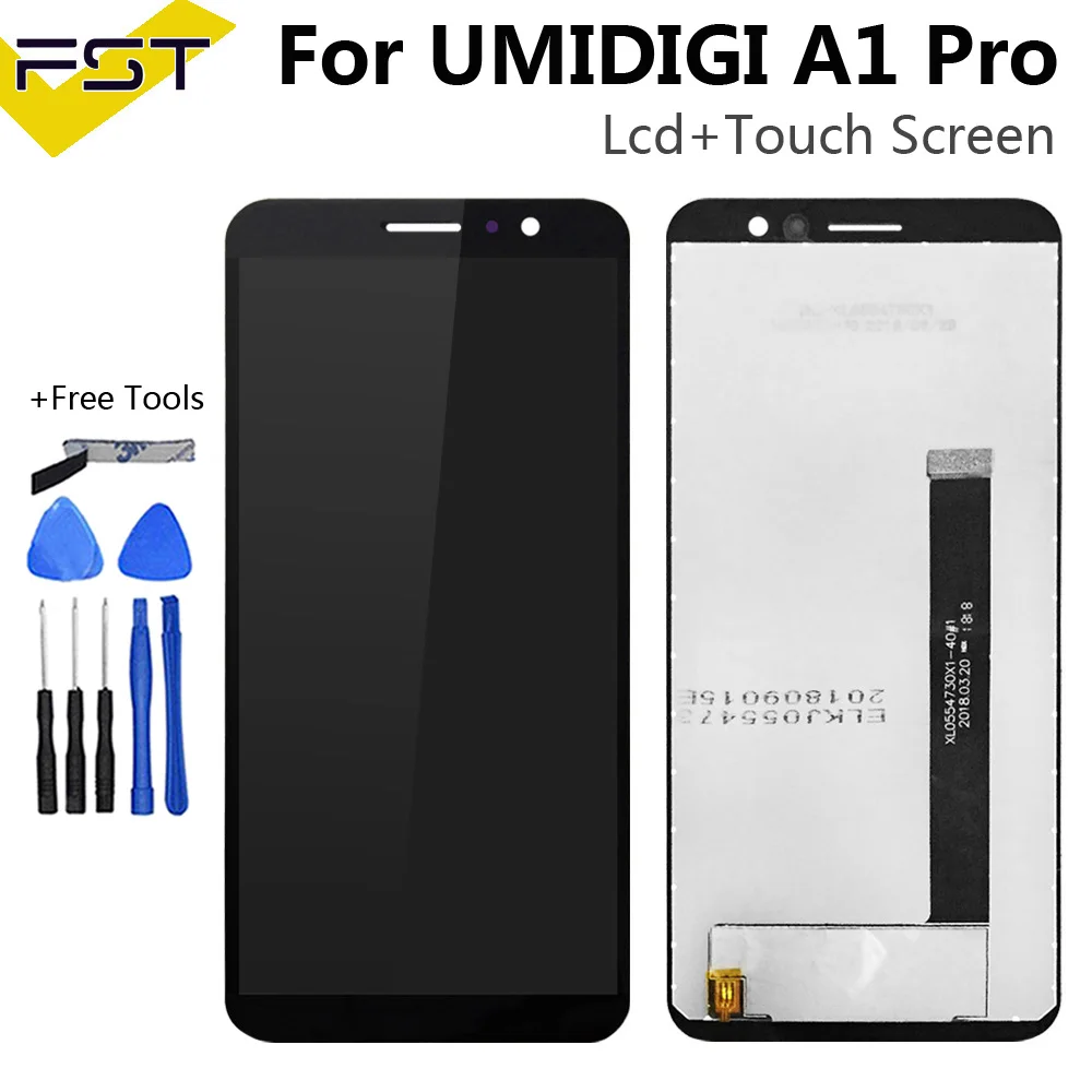 

Original Tested For UMI Umidigi A1 Pro LCD Display and Touch Screen Digitizer Assembly Repair Parts+Tools For umi umidigi a1 pro