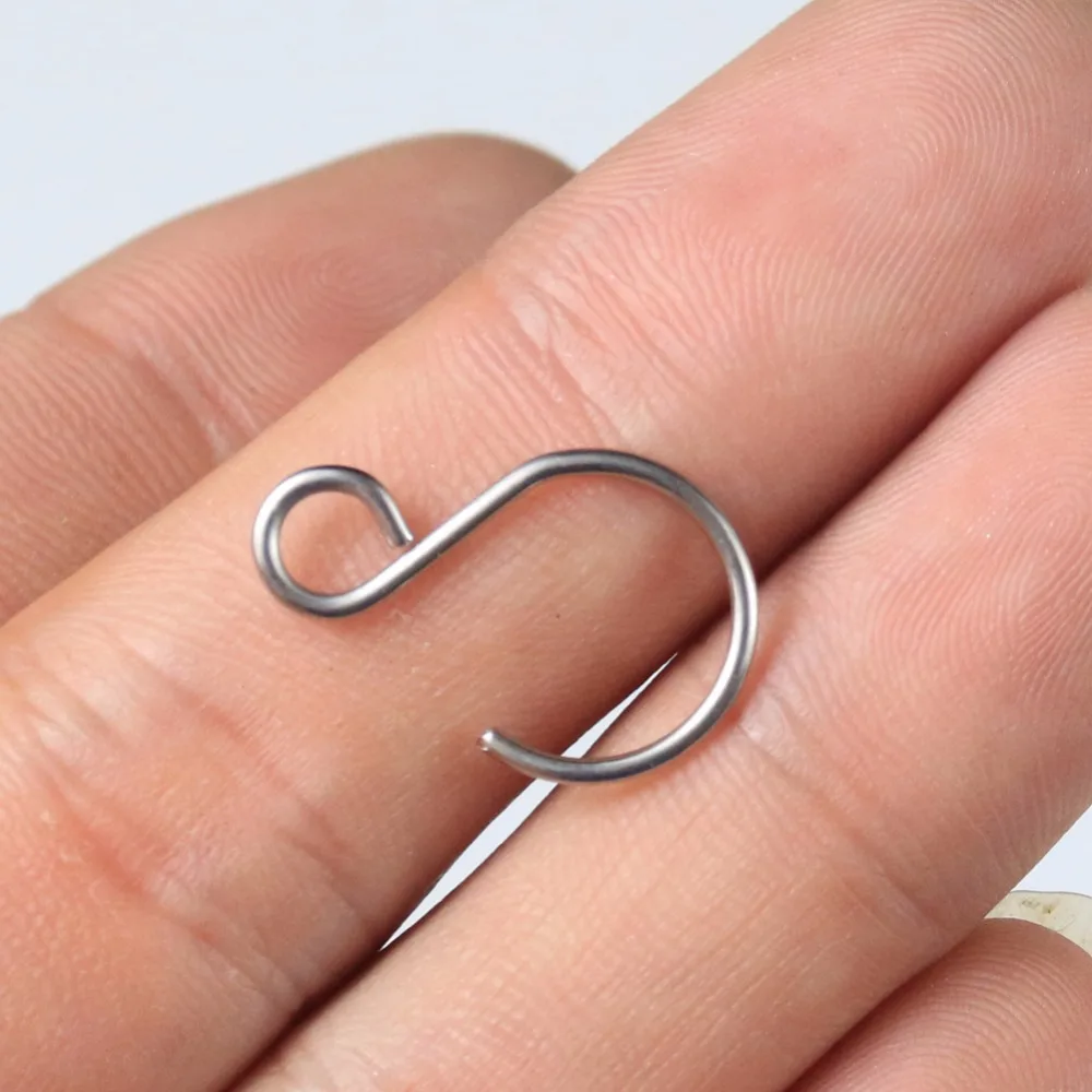 50PCS Crystal Hook ring Connector Silver bead & Chandelier crystal Connectors accessories Hanging Pandent Ring