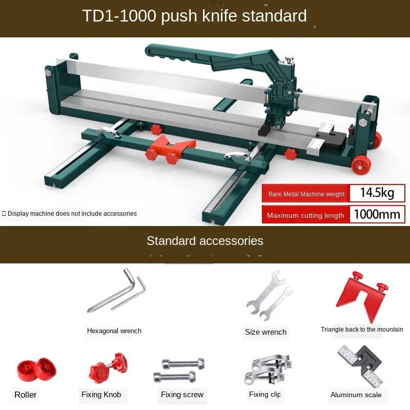 Handmatige Tegelsnijder Tegel Pusher 800 1000 Push Cutter Vloertegel Cutter