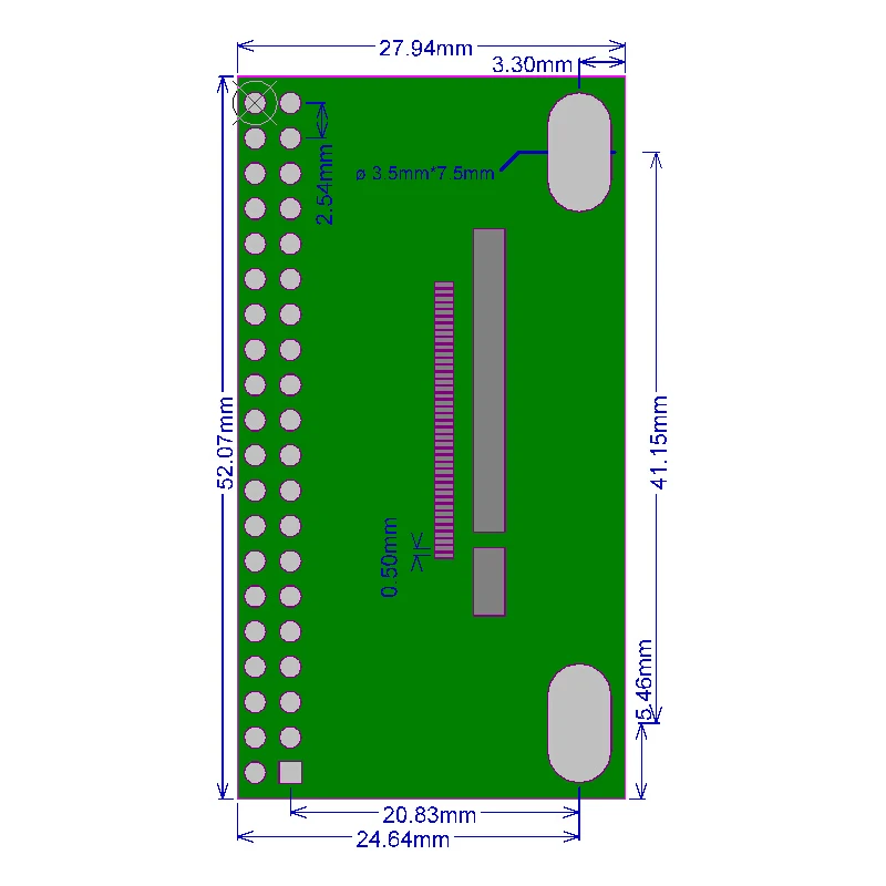 Adaptateur FPC FFC à DIP40