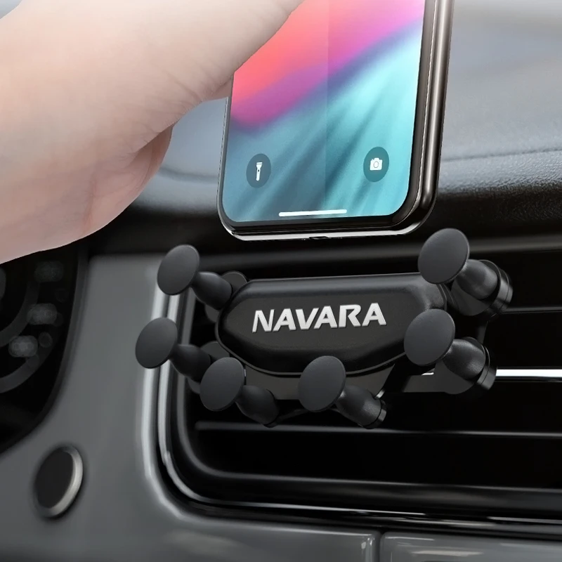 Car Interior Air Vent Clip Mount No Magnetic Mobile Phone Holder for Nissan Navara d40 d22 d23 np300 Accessories