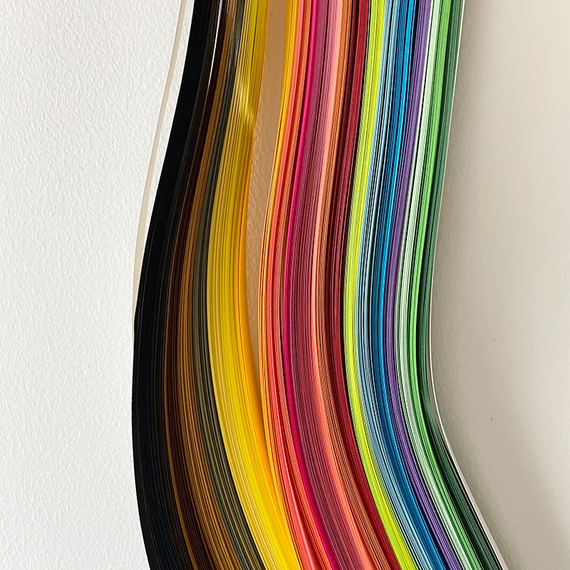 NUBECOM Colorful Quilling Paper, 260 Stripes, 26 Colors, 39cm, DIY Hand Craft Tool, Origami Paper, 3mm, 5mm, 7mm, 10mm Width