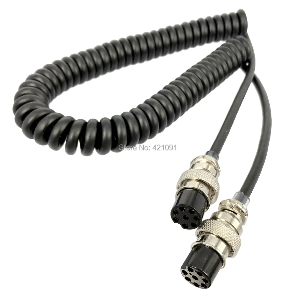 Cable de extensión de micrófono de 8 pines para YAESU ICOM KENWOOD, Radio CB HAM, Walkie Talkie, accesorios de hembra a hembra