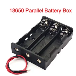 New Style 18650 Parallel Battery Box 18650 Power Bank Cases 3 18650 Battery Holder Storage Box Case 3.7V DIY