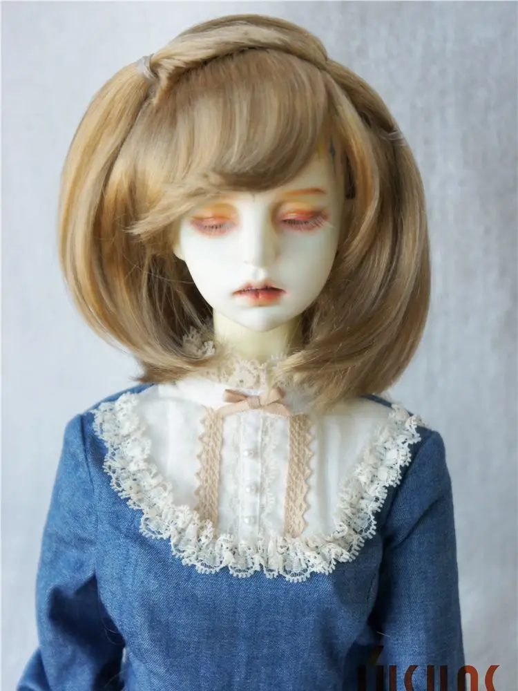 

JD182 1/3 SD Synthetic mohair doll wigs short Bobo Pony BJD hair 8-9 inch doll accessories