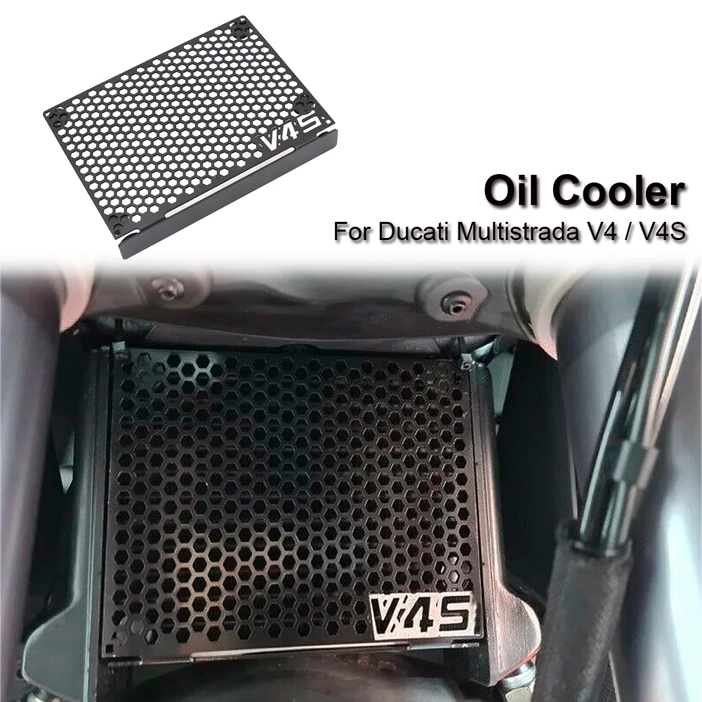 

NEW Motorcycle Oil Cooler For Ducati Multistrada V4 V4 S Radiator Guard