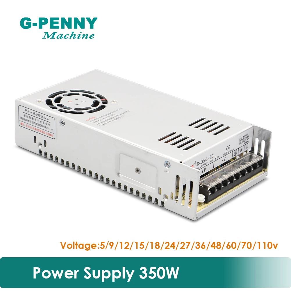 

110V 220V 50 / 60 Hz 350W DC Power Supply 5V 9V 12V 15V 18V 24V 27V 36V 48V 60V 70V 110V Switching Power supply