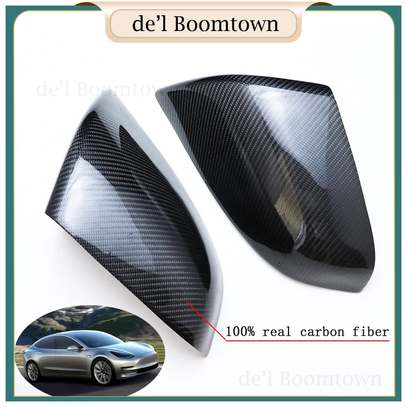 

Carbon fiber Side Wing Mirror Cover Rear-View Replacement For Tesla Model 3/S/X 60 85 P85 70D 85D P85D 90D P90D 75D 100D