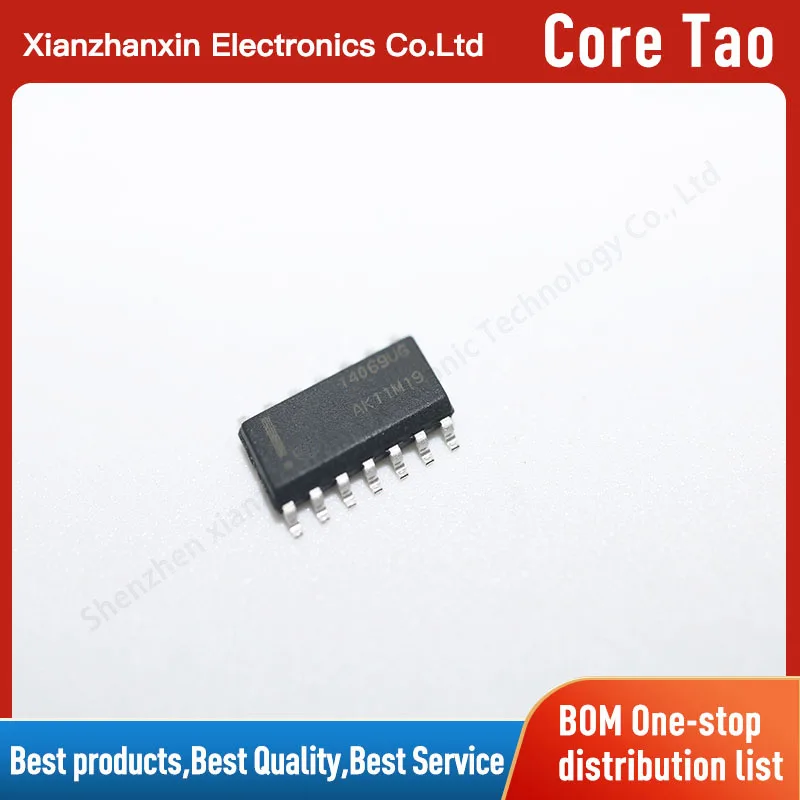 10pcs/lot MC14069UBDR2G MC14069UBDR Screen printing 14069UG SOP14 Gate and inverter logic chips