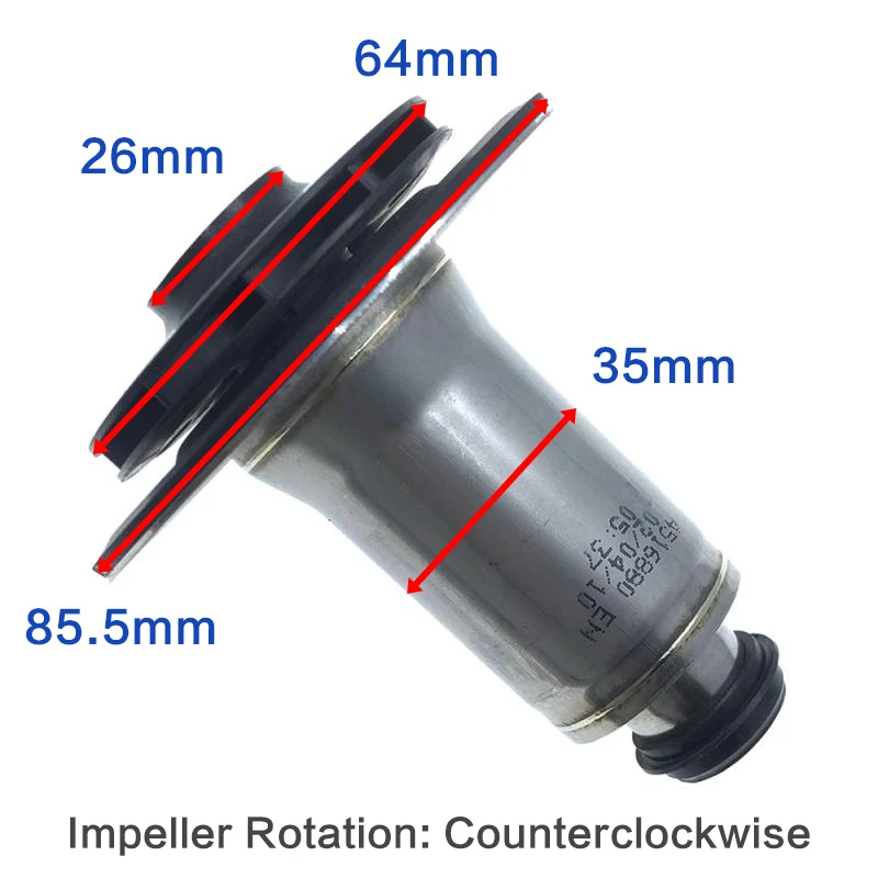 Gas Boiler Sqare Part Circulation Pump Motor Rotor/Water Leaves for RSL15/PREMIUM-3 NFSL12/PREMIUM-3