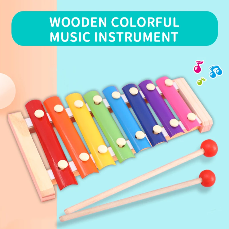 Creative Wooden Musicalist Knocks Baby Puzzle Musical Toys Early Education Kindergarten Children Gift Prizes