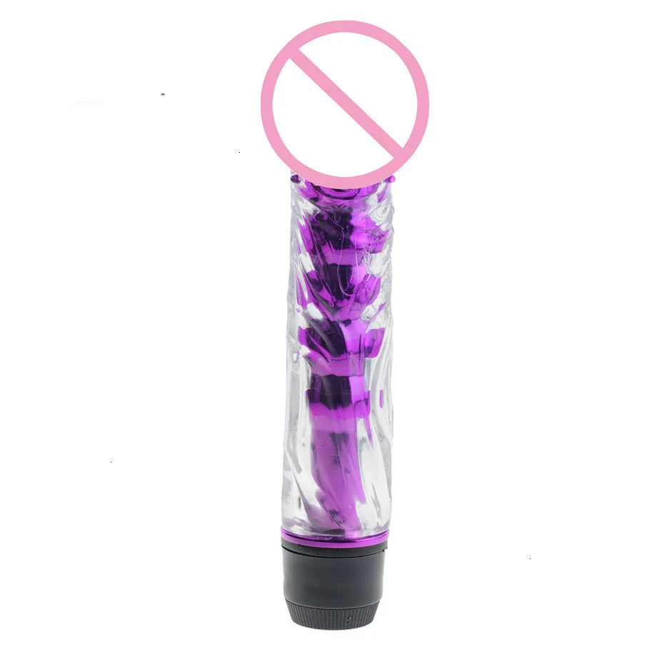 Multispeed Jelly Dildo Vibrating Waterproof Realistic Penis G-Spot Vagina Anal Massager Clitoris Stimulator Sex Toys For Women