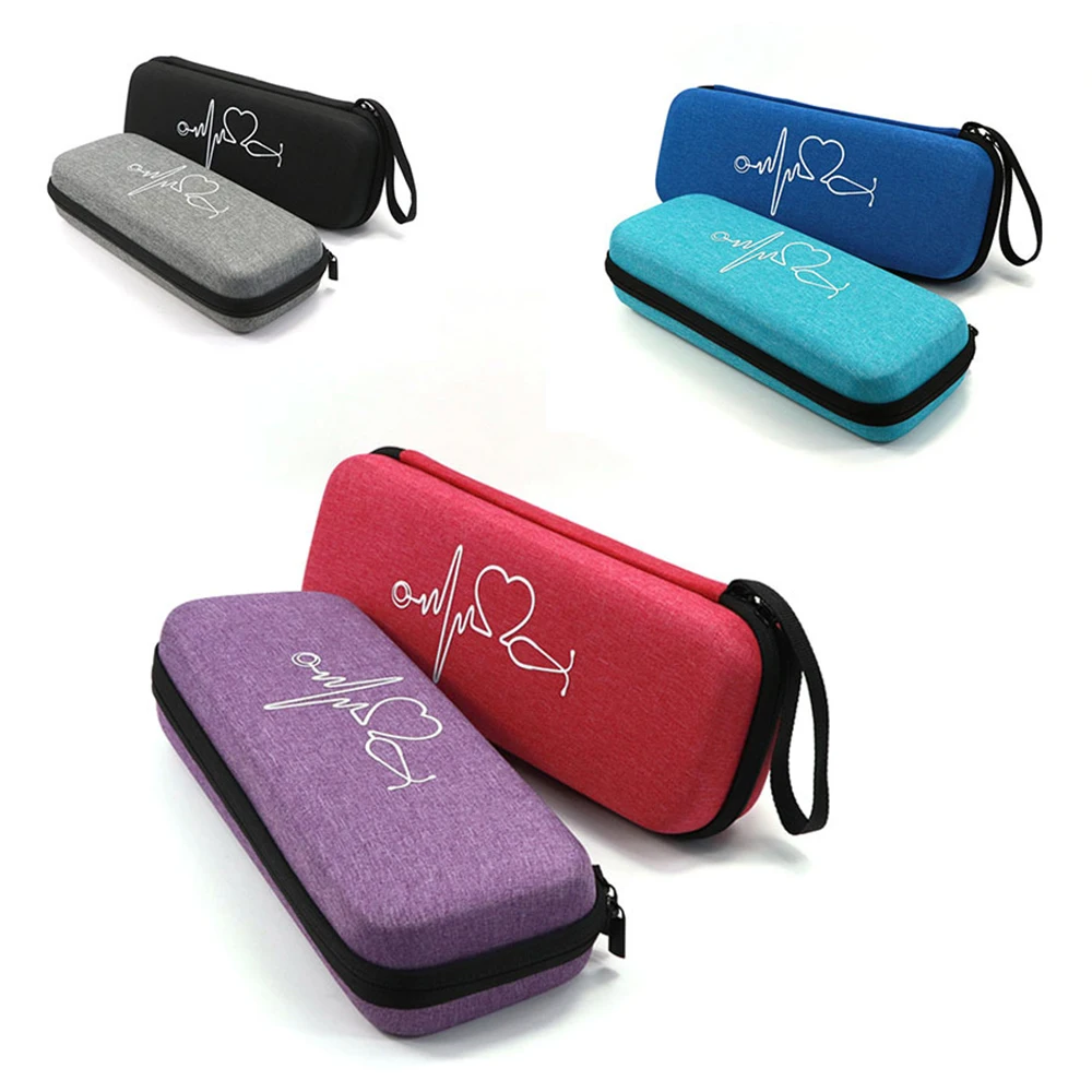 Neue EVA Reise Tragbare Medizinische Stethoskop Lagerung Box Mesh Taschen Fall für 3M Littmann Cardiology III Stethoskop Tragen Tasche