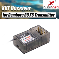 DUMBORC X6F 6CH 2.4G Radio Control System Receiver for Domborc RC X6 Transmitter RC Car Boat Transmiztter