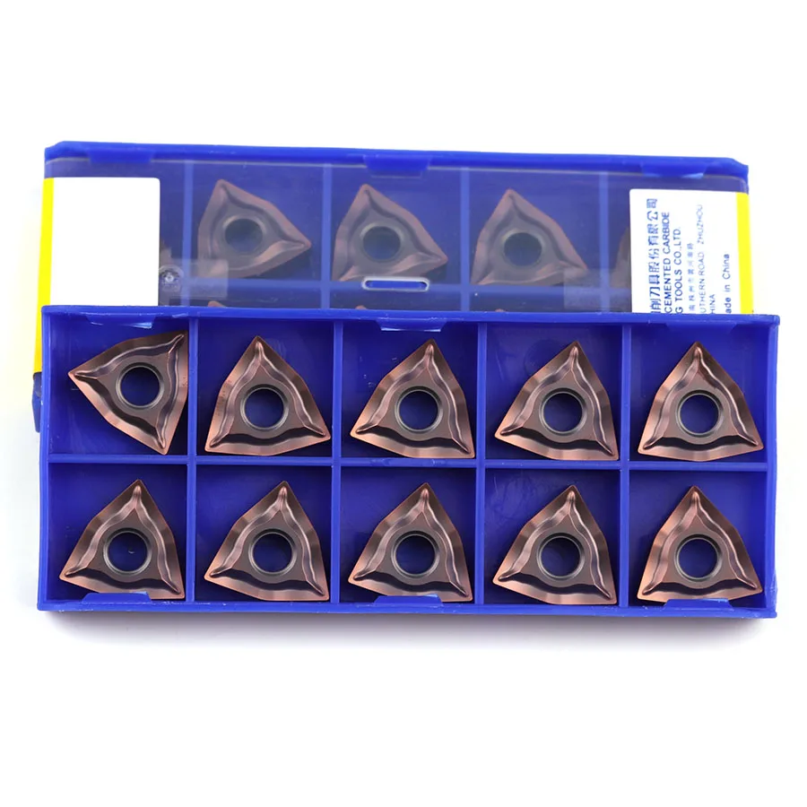 WNMG080404-EF YBG205 WNMG080408-EF YBG205 Tiện Bằng Máy CNC Biến Lưỡi Mạ PVD Carbide Lưỡi Dao Chịu Mài Mòn Bên Ngoài Dụng Cụ Quay Rau