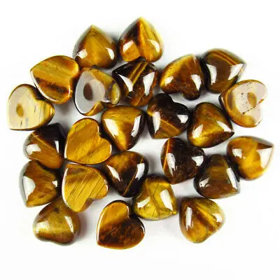 

Wholesale Heart shaped cab cabochon Yellow Tiger Eye Gem stone beads for making Jewelry Charm parts 10Pcs/lot Free shipping