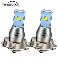 2Pcs P26S LED Bulb Headlight Tractor Motorcycle Moped Scooter Headlamp AC6V 12V 24V 6000K White 2400Lm For Piaggio Ciao