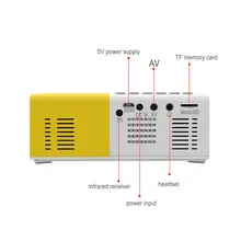 Portable 1080P LED Mini Projector YG300 Pro #4