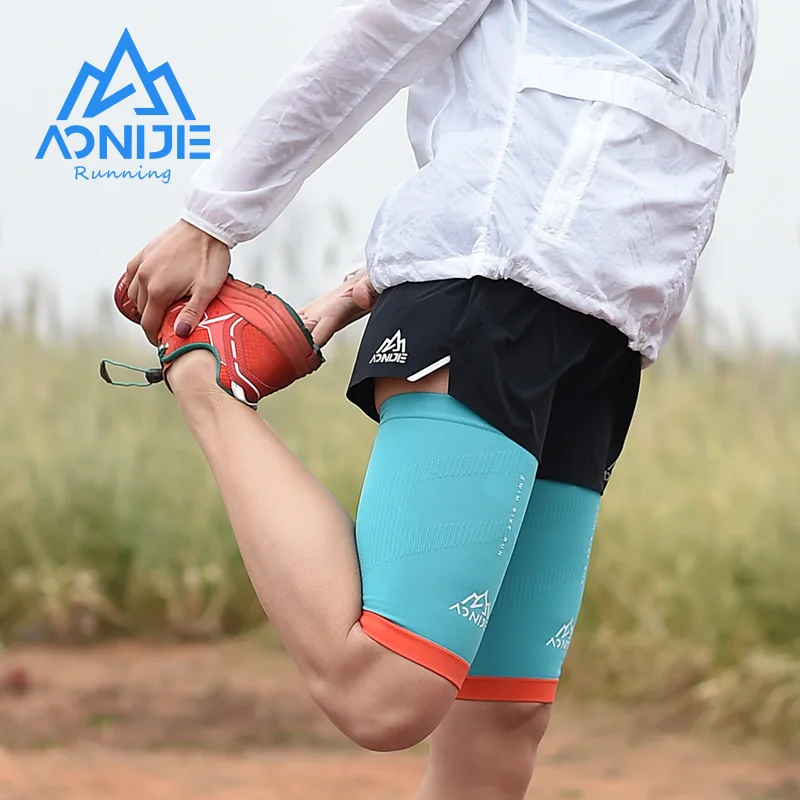 AONIJIE E4412 One Pair Function Compressed Thigh Sleeve Leg Brace Support Quad Wrap Sports Efficient Recover For Fitness Running