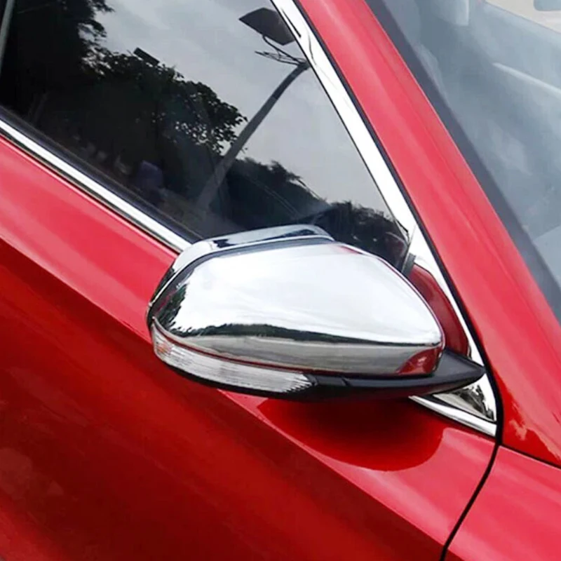 ABS Chrome For MG ZS 2017 2018 accessories Car Styling Car Side Door Rear View Mirror Cover trim  Chromium 2pcs