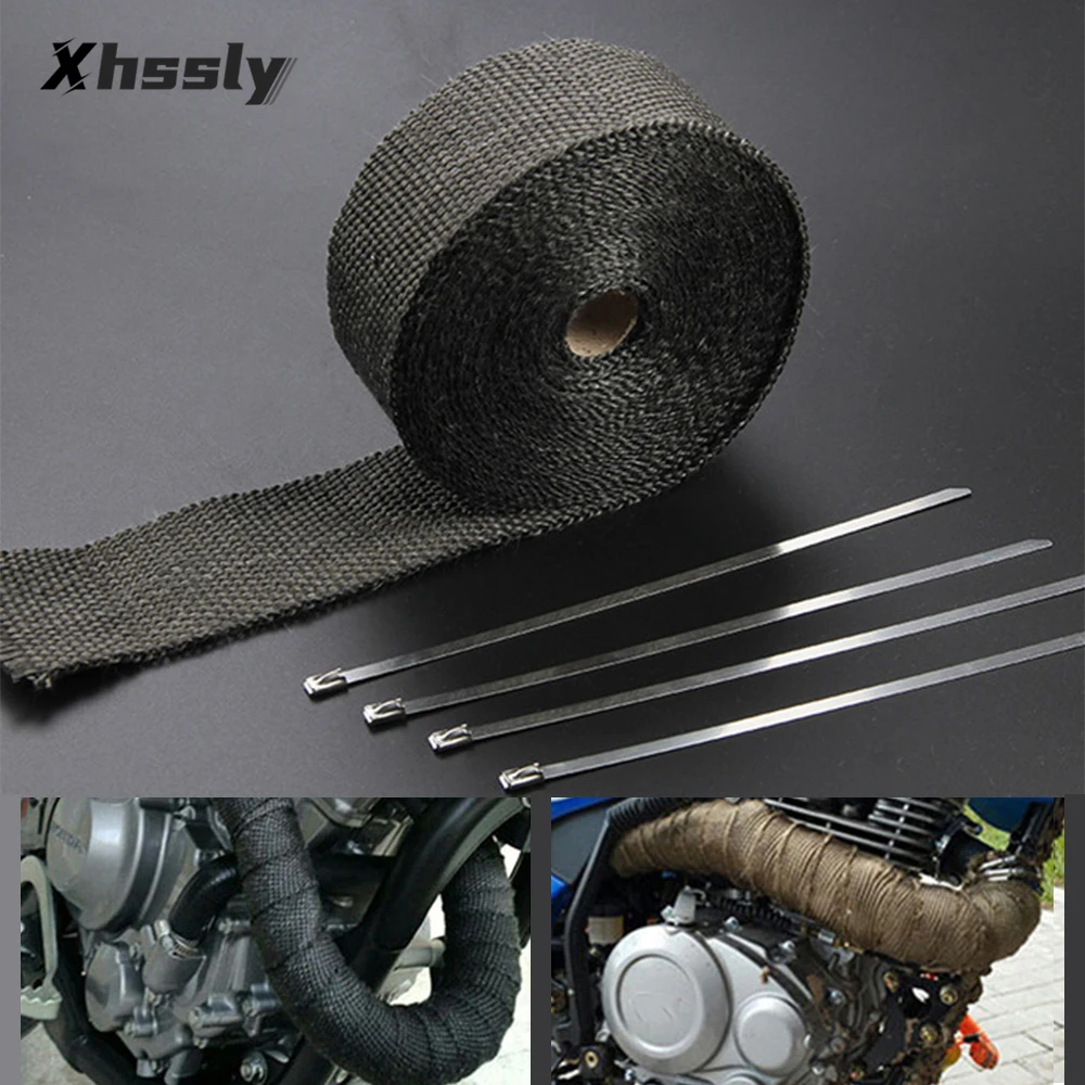 Motorcycle Exhaust Pipe Protection Muffler Heat Shield For YAMAHA Tdm 850 Raptor 700 Fazer 1000 R1 2015 V Star 650 Yz450F Mt 15