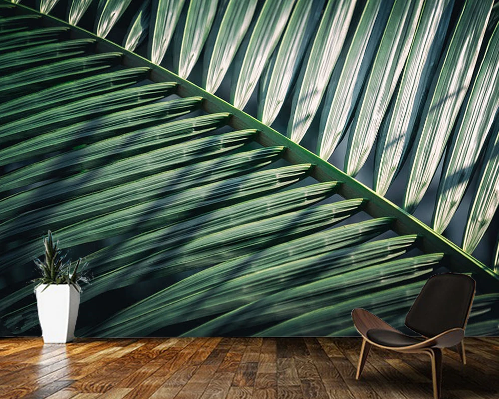 

Papel de parede Banana leaf abstract 3d wallpaper,living room tv wall bedroom wall papers home decor restaurant mural