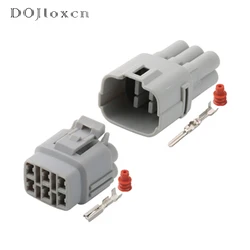 1/5/10/20/50 Sets 6 Pin Sumitomo MT090 Grey Male Female Plug Waterproof Auto Sensor Connector For Suzuki Toyota Honda 6187-6561