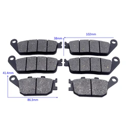 Motorcycle Front/Rear Brake Pads Kit for HONDA 599 CBR 600 F3 CB600F Hornet CB 600F CBF 600 CB750 CBF 1000 CBF1000 Moto Parts