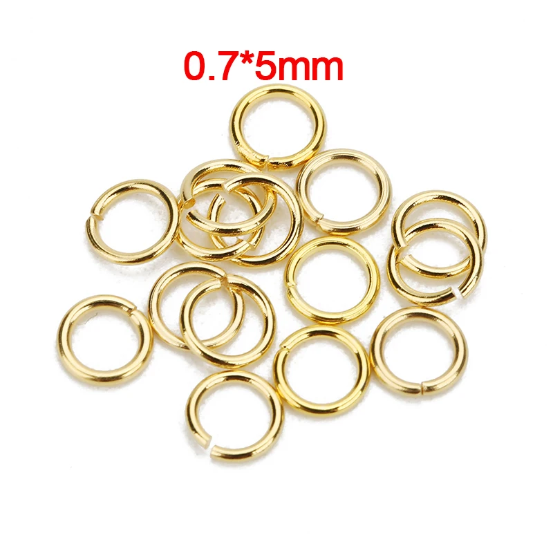 Louleur Hohe Qualität Edelstahl Offenen Jump Ring Runde Gold Farbe Split Ringe Für Diy Schmuck Machen Erkenntnisse Großhandel