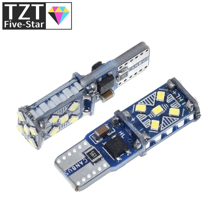 TZT T10 W5W Neue Superhelle LED-Leuchten WY5W 168 501 2825 Auto-Keilblitzlichter Seitenlampen Auto-Innenraumleuchte Leseleuchte Deckenlampe – Detail 7
