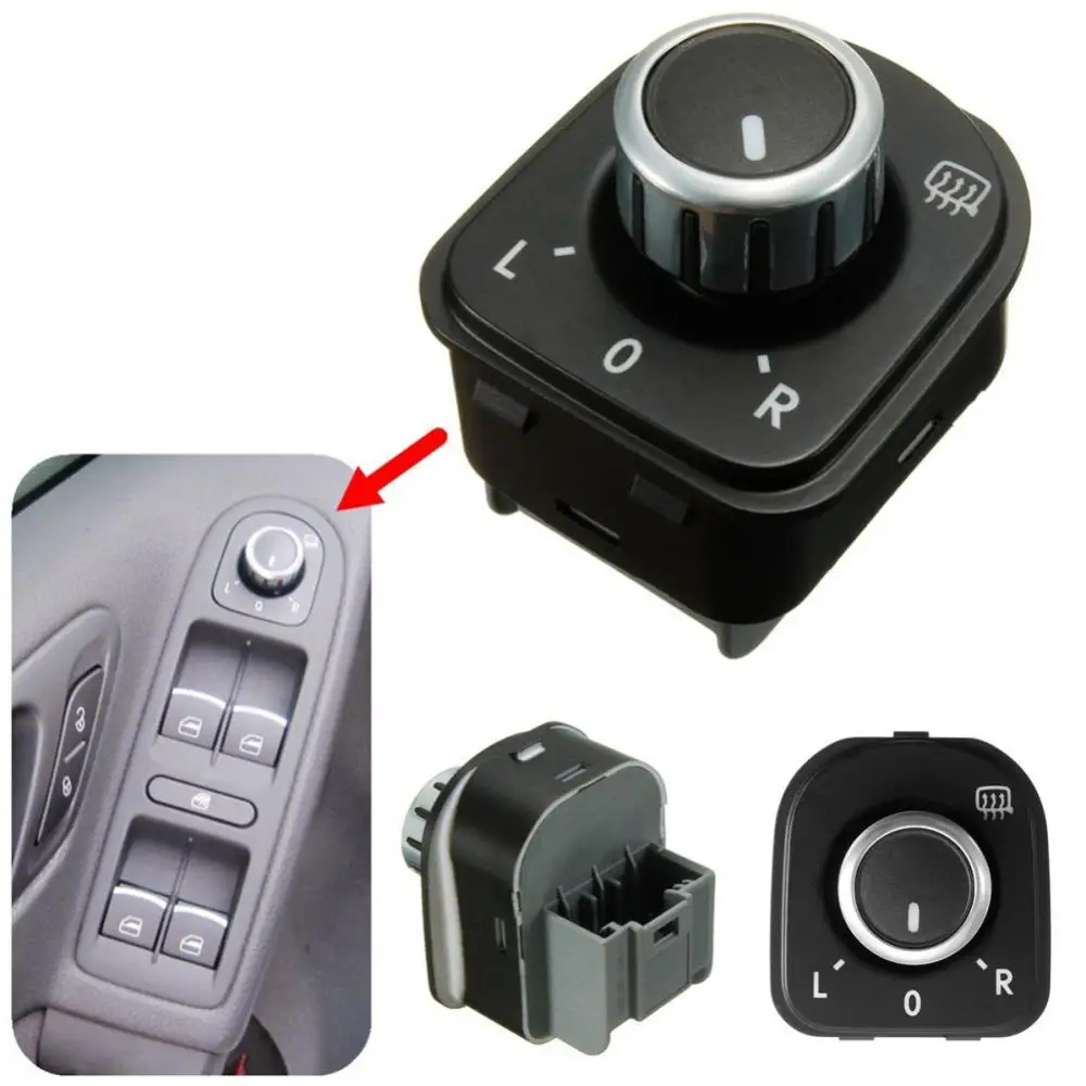 Commutateur de bouton de rétroviseur latéral de voiture, commutateur pour Golf MK5 MK6 Gods 255.Rabbit, livraison directe, 50%