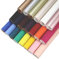 30x134cm rotolo liscio spesso finto sintetico materiale in tessuto in pelle PU per fiocchi per capelli orecchini borse scarpe fai da te BH080