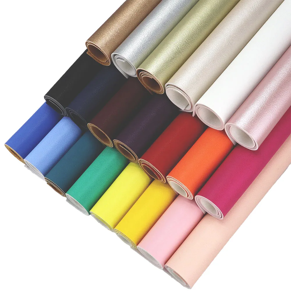 30x134cm rolka gładka gruba sztuczna syntetyczna tkanina ze skóry PU na kokardy do włosów kolczyki torebki buty DIY BH080