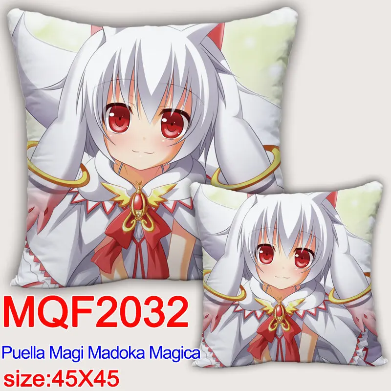 45X45CM Anime Puella Magi Madoka Magica Pillow Case Dakimakura case 3D double sided Print Pillowcase Decorative Covers Gift