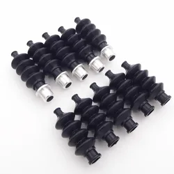 10PCS Impermeabile In Gomma A Soffietto Radio Box 1mm-3mm Tie Manicotto Dell'asta di 35 millimetri per la Barca del RC yacht Catamarano MONO Marine Barca Jet