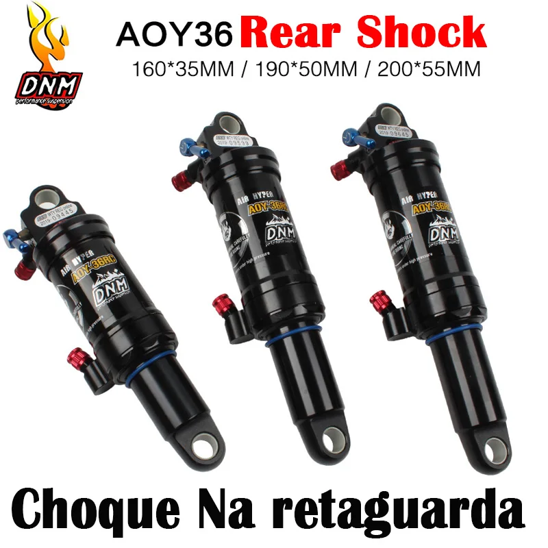 

300g/pc Light Weight High Quality MTB Mountain Bike Bicycle Rear Shock with Double Air Chambers for XC Trail Free Shipping