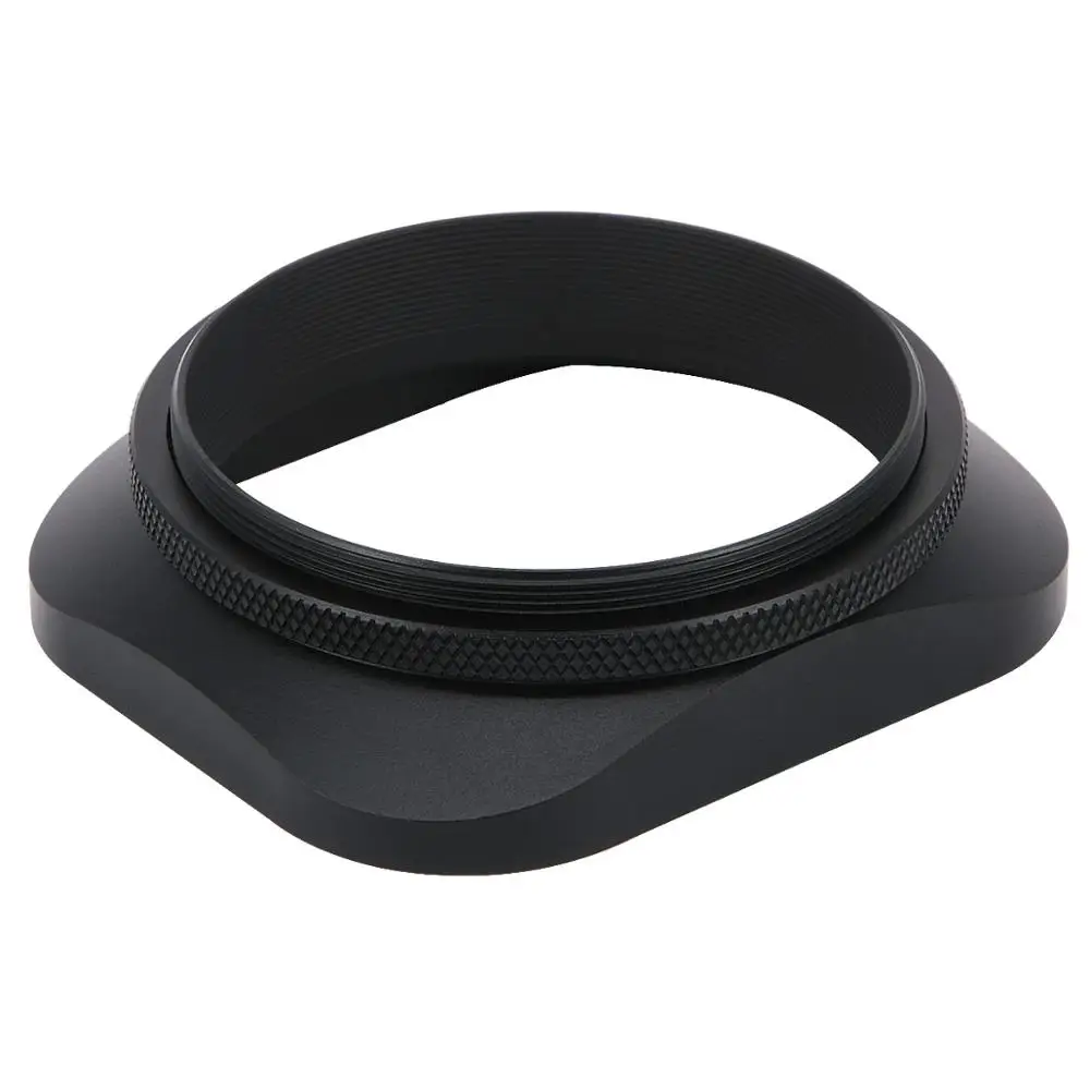 Haoge hg-55 millimetri di Metallo Quadrato Screw-in Lens Hood con la Protezione per Leica Summilux-R 50 millimetri f/1.4 E55, elmarit-R 28 millimetri f2.8 35 millimetri f/2.8 Lente E55