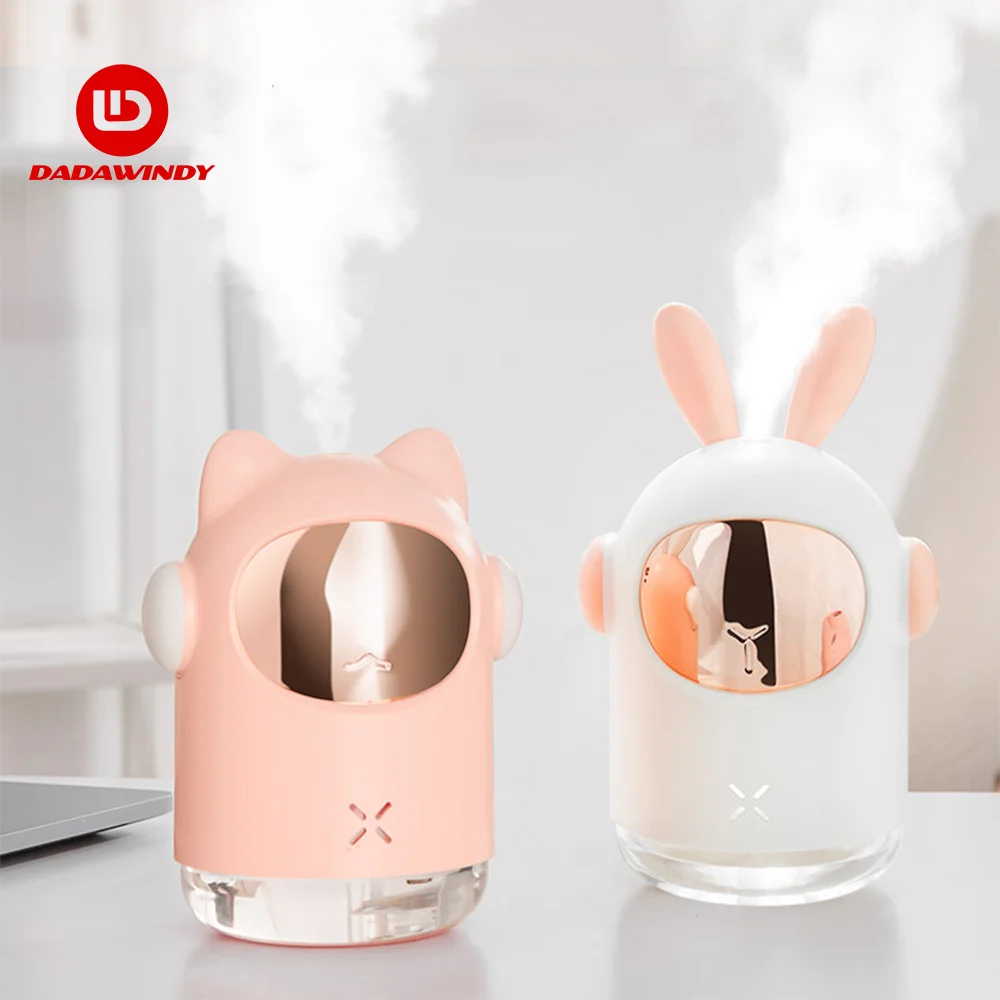 

Air Humidifier Cute Cat Mini Household Small Moisturizing Aromatherapy Car Creativity Air Bear USB Humidifier LED Mist Maker