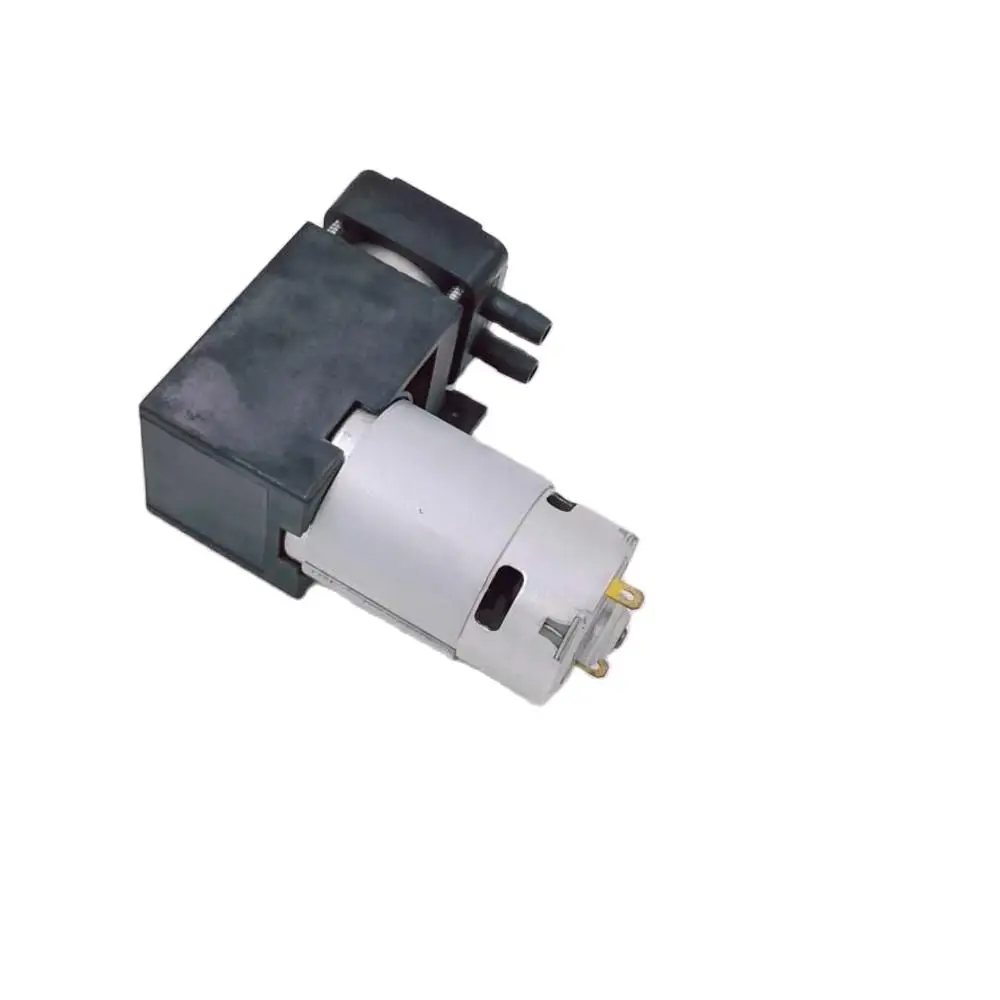 660mmHg  12VDC Electrical Piston Brush Vacuum Pump Mini Air Compressor