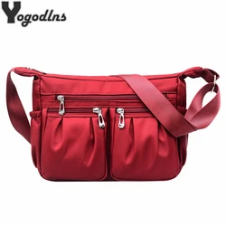 Moda damska torba na ramię wodoodporny Nylon Oxford lekki pakiet duża pojemność torba na co dzień Trave torba Crossbody