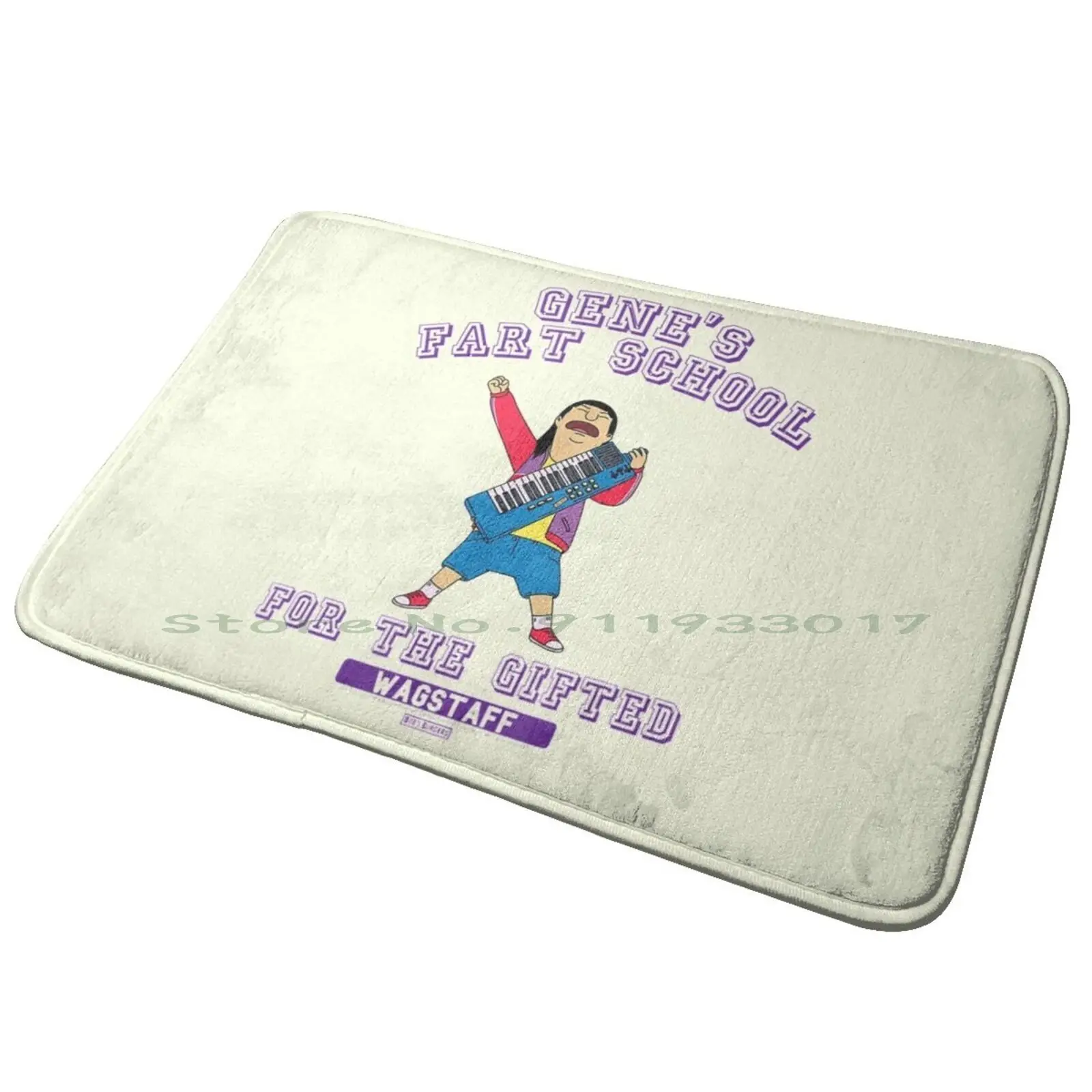 Fart School Entrance Door Mat Bath Mat Rug Fart School Gifted Gene Belcher Anti-Slip Bedroom Kitchen Foot Mat Floor Carpet