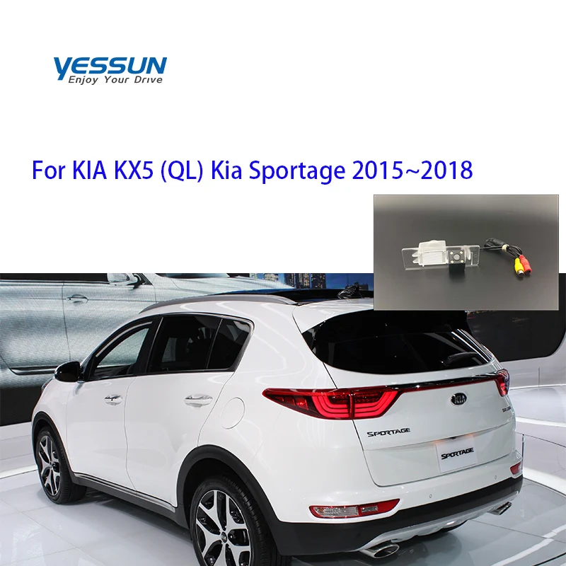 Reverse Camera For KIA KX5 QL  Sportage 4 QL 2015~2021 CCD night vision License Plate Reversing Camera