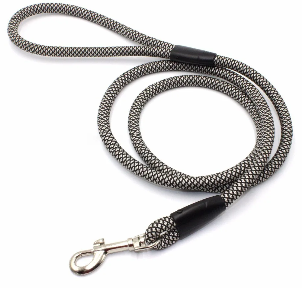 Reflective Heavy Duty Dog Leash, Climbing Rope, Nylon Strong Training Leash, Slip Lead Strap, 180cm