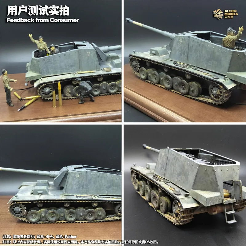 Alexen Model Corrosion and Stain Template Leakage Spray Plate for Military Model