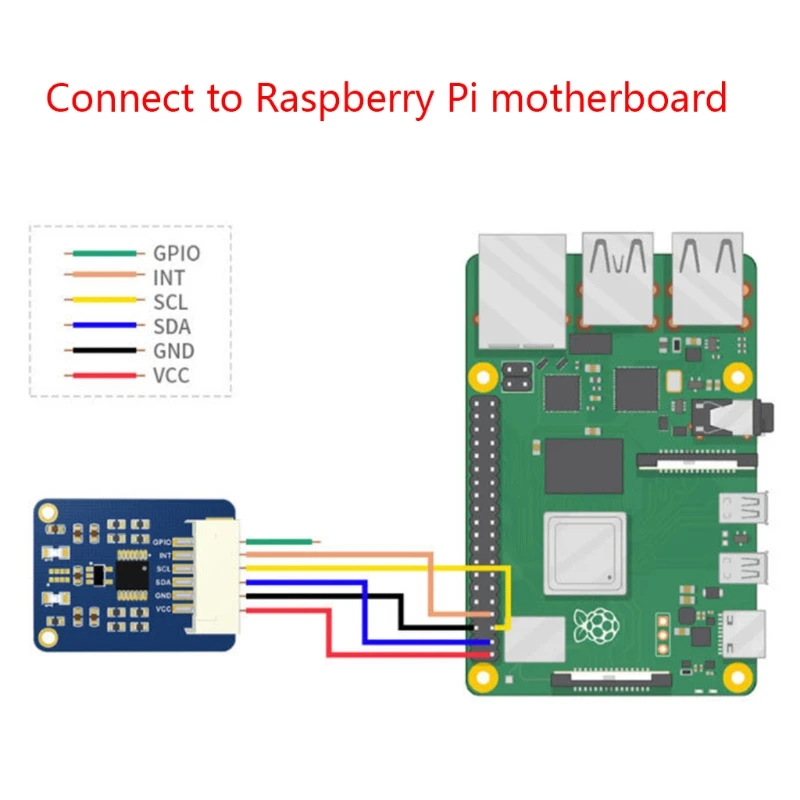 20CB Color Temperature Measurement AS7341 Spectral Color Sensor Visible Spectrum Sensor Multi Channels High Precision I2C Bus