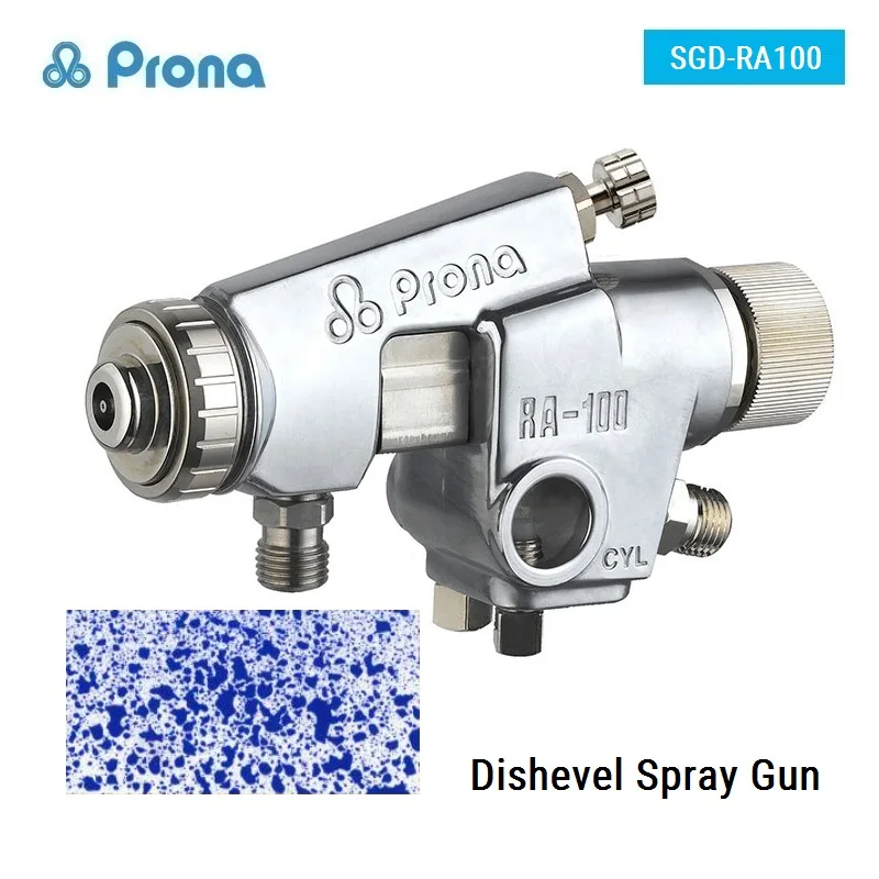 

Prona SGD-RA100 Dishevel Automatic Spray Gun Power Tools Pressure Gauge Pressurized Pneumatic Spray Guns Painting Sprayers