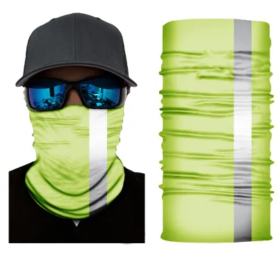 Reflective Magic Neck Gaiter Face Shield Tube Warmer Outdoor Cycling Camping Ski Fishing Bandana Headband Scarf Men Women