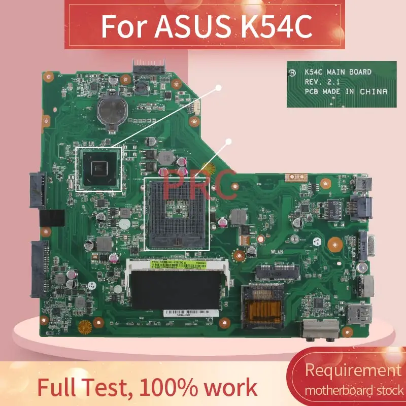 

Материнская плата для ноутбука ASUS K54C материнская плата для ноутбука REV.2.1 HM65 DDR3